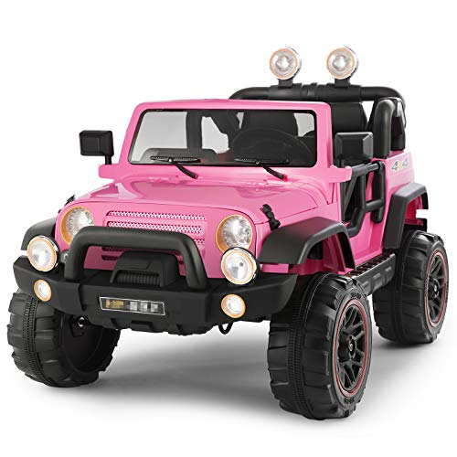 Electric pink girly car