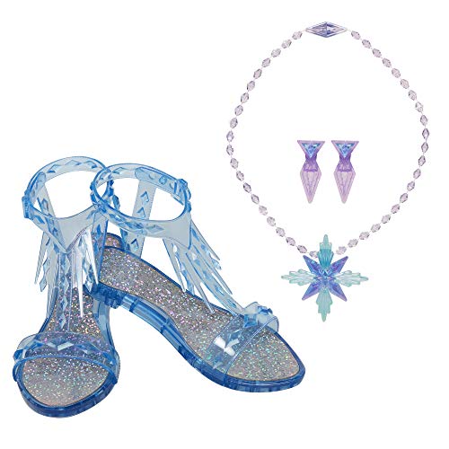 Frozen 2 Elsa epilogue accessory set with shoes, earrings and necklace