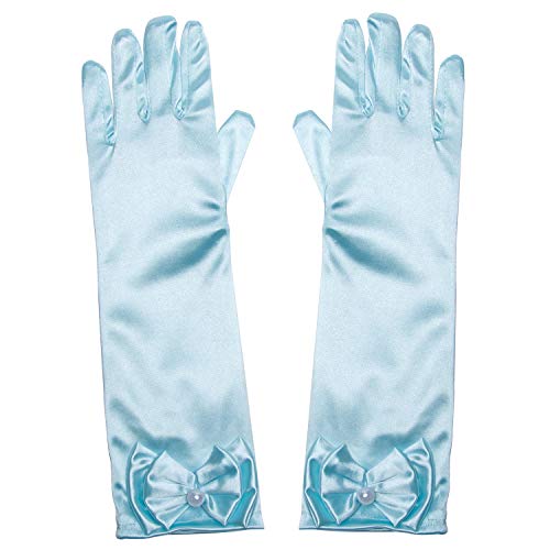 Cinderella blue gloves for girls