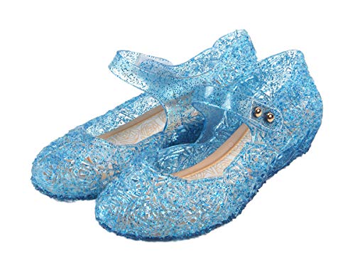 Princess blue pumps for little girl