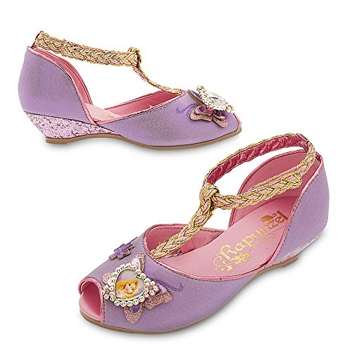 Disney Store Deluxe Rapunzel Costume Shoes Heels for Girls 