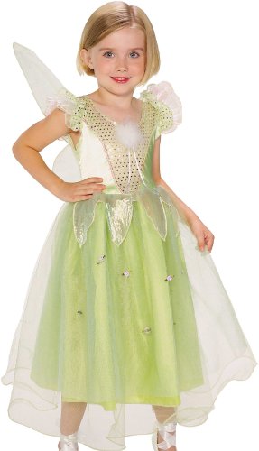 Disney Tinkerbell green fairy dress with pointed wings