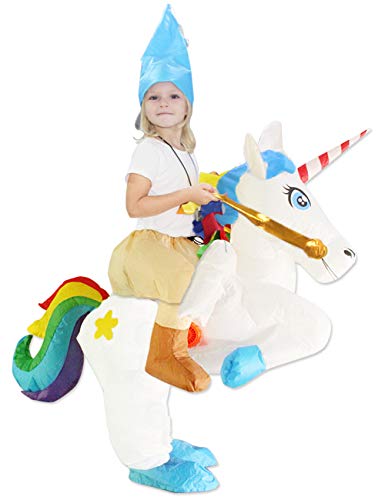 Genuine unicorn inflatable costume to put on