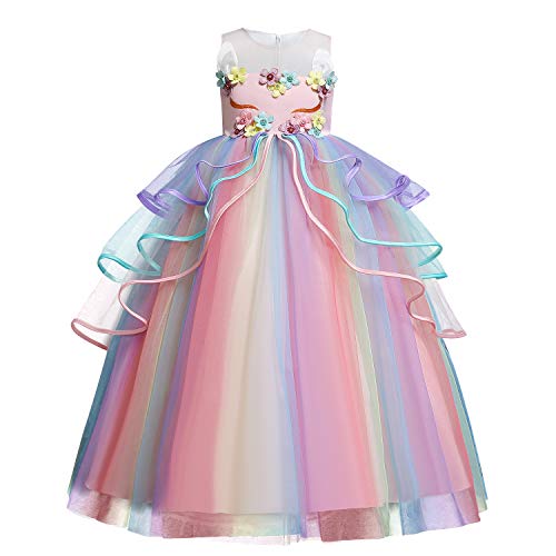 Pink unicorn costume for girl