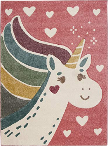 KC Cubs large unicorn carpet for a girly bedroom