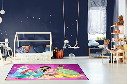 Large princess Disney carpet for a girly bedroom