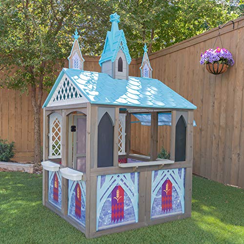 Outdoor wooden Playhouse Frozen for girl, Kidcrafts