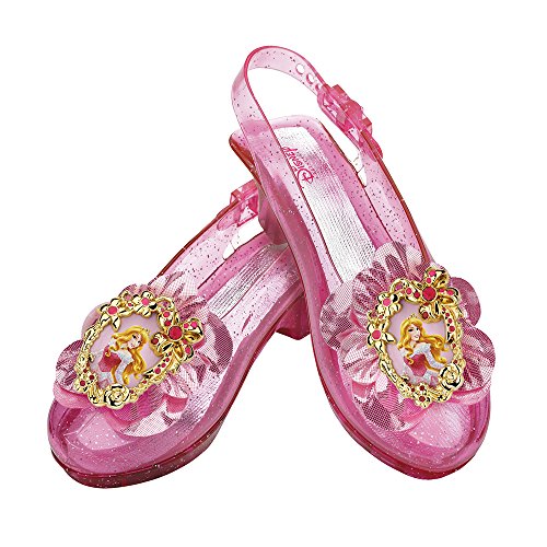 Pink and sparkle Disney Sleeping Beauty princess girl shoes