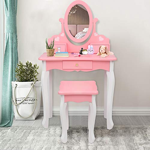 Pink dressing table for girly girl