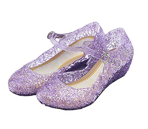 Purple ballerinas for princess cosplay