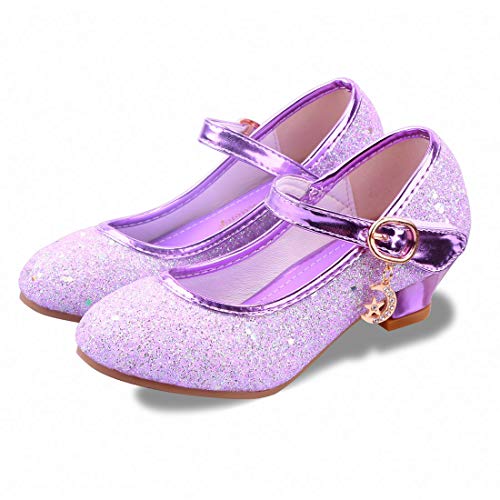 Purple Mary Jane princess shoes