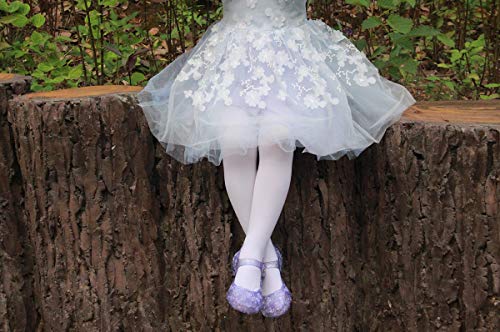 Purple princess shoes for little girls