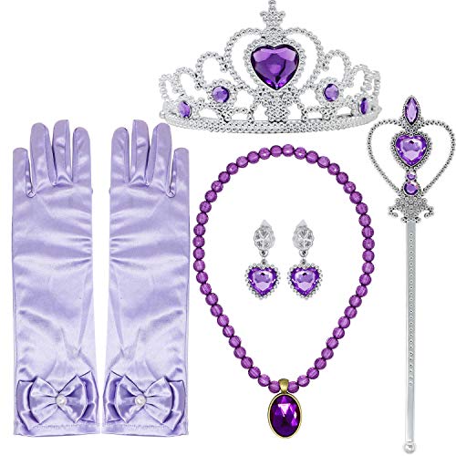 the Rafunzel set with gloves and jewelry coordinated