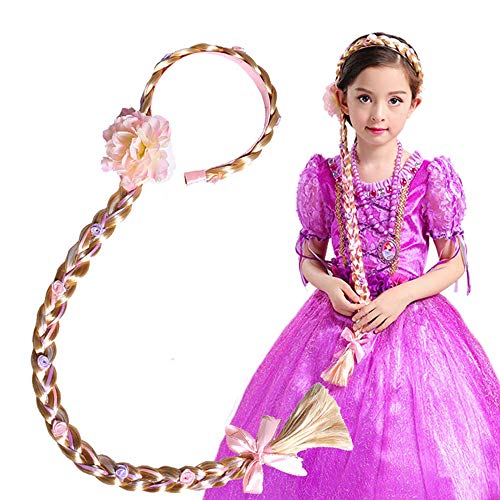 Rapunzel princess dress up wig for Girls 