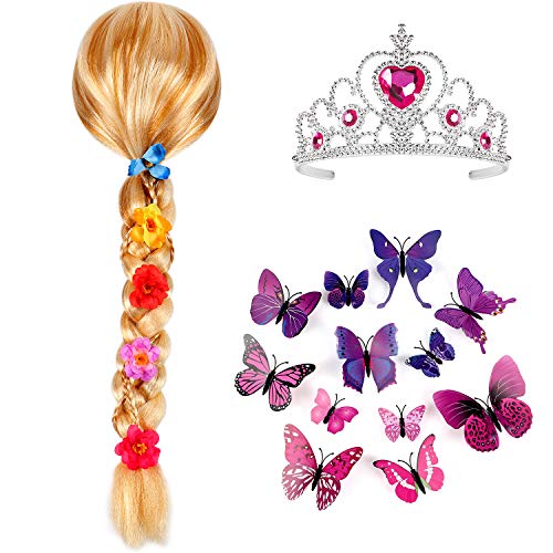 Rapunzel princess dress up wig set for Girls