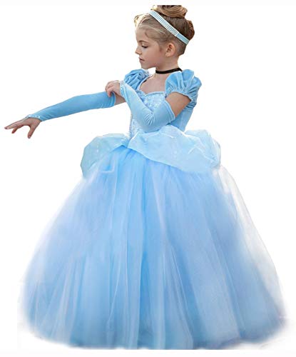 Cinderella dress for girls, 3 years, 4 years, 5 years to 8 years