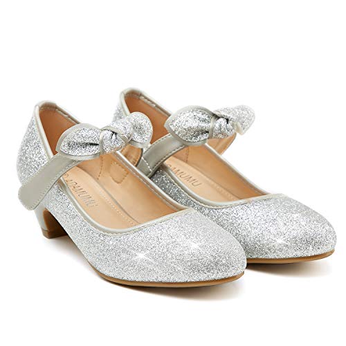 Silver glitter princess ballerinas