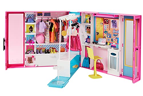 Wardrobe for doll's clothes